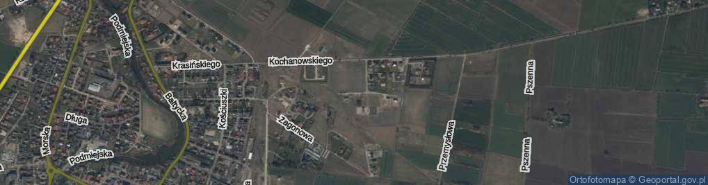 Zdjęcie satelitarne Osiedle Szymborskiej Wisławy os.